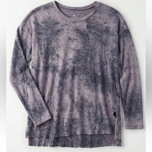 American Eagle Women’s M Purple Soft & Sexy Plush Knit Sweater